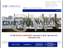 Tablet Screenshot of garfunkelwild.com